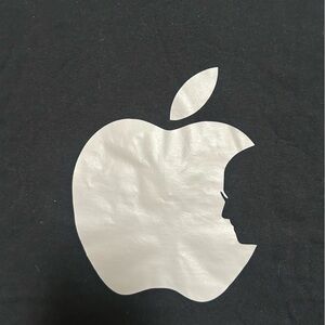 Gildan Black Tee with White Logo